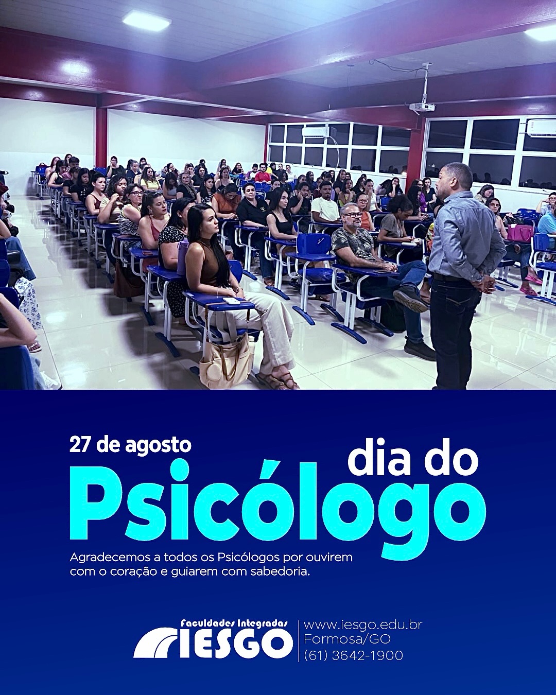 O curso de Psicologia das Faculdades Iesgo promoveu a palestra “A Importância do CAPS II na Promoção da Saúde Mental”, ministrada por Almir Teixeira,…